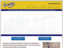 Tablet Screenshot of evertexcoatings.com